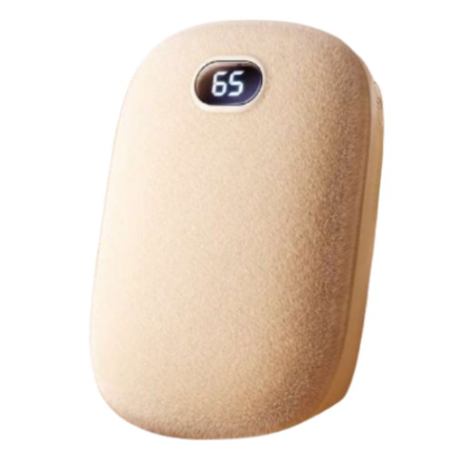 휴대용 손난로 충전식 전자 핫팩 미니 USB 조약돌 10000mAh 베이지 해외구매