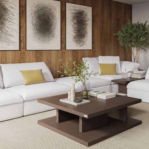 까사미아 캄포럭스리빙 정사각 티테이블 113cm