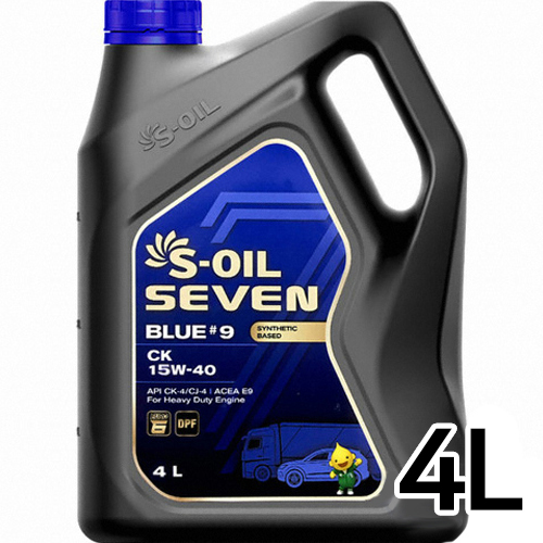 에스오일  세븐 블루 #9 CK 15W40 4L
