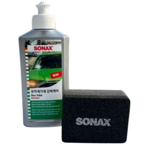 소낙스  유막제거제 강력케어 250ml + 스펀지 1개 세트