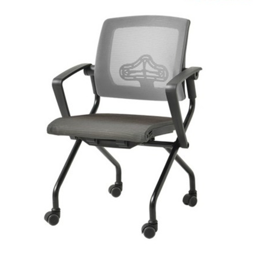 파로마  하임 더그 블랙 이륜형 회의용 사무용 메쉬의자