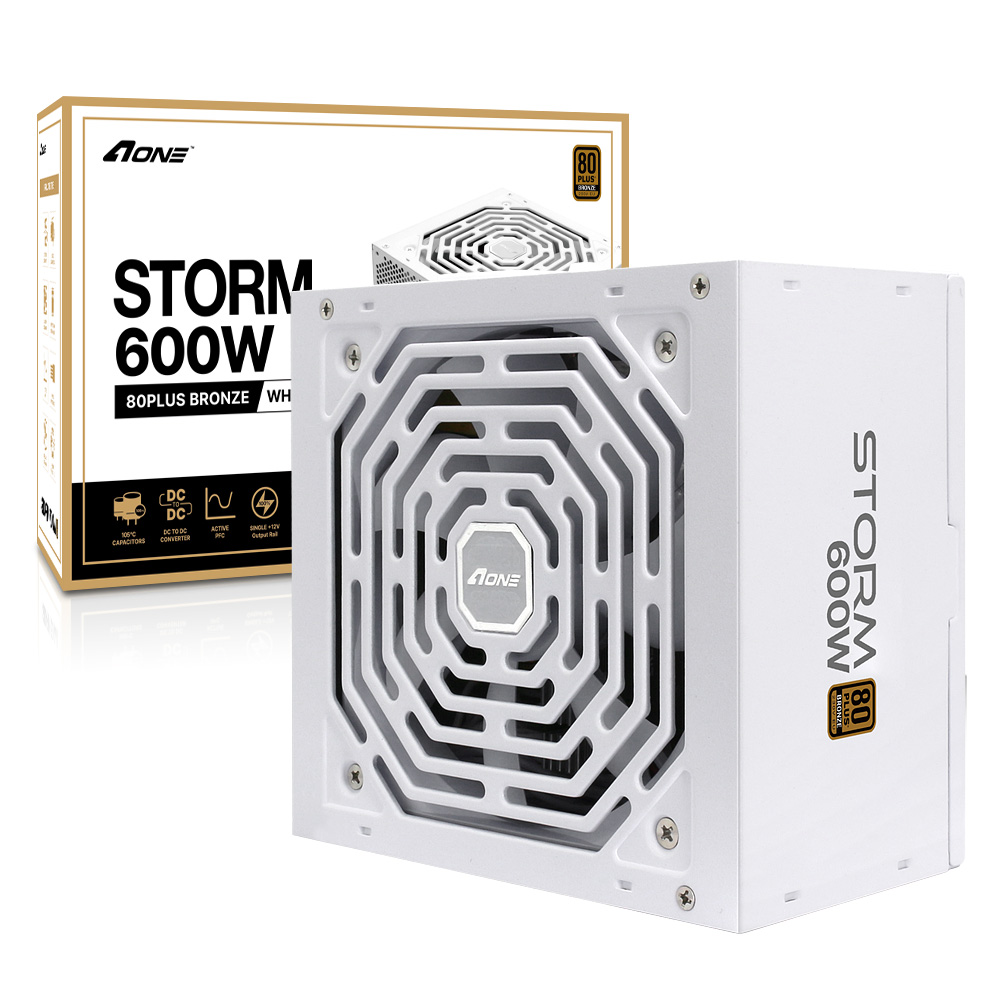 AONE  STORM 600W 80PLUS브론즈 화이트