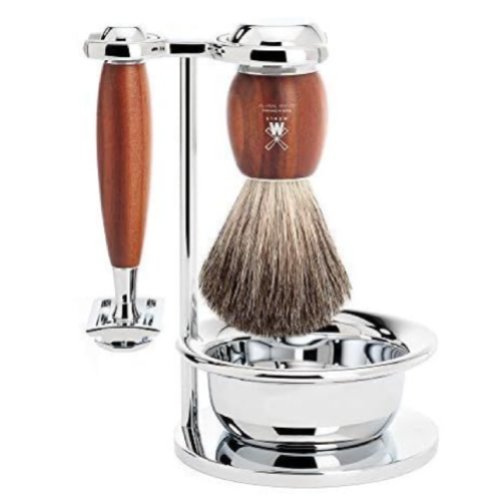 뮬레  비보 클래식 안전면도기 + 면도 볼 세트