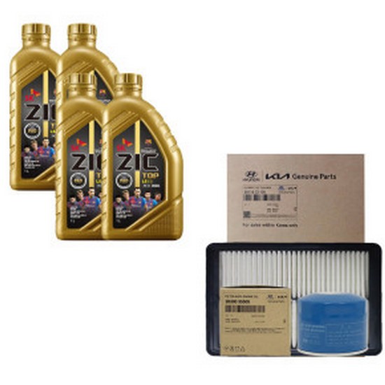 SK엔무브 지크 탑 LS 5W30 4L + 순정필터 현대 LF쏘나타 2.0 가솔린
