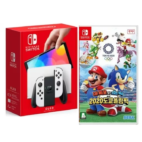 Nintendo  닌텐도 스위치 OLED 4인용 게임 패키지