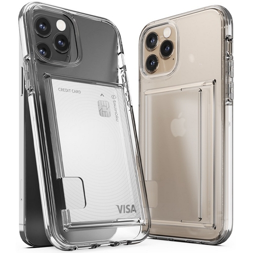 신지모루  아이폰12 프로 맥스 에어클로 카드슬롯 케이스