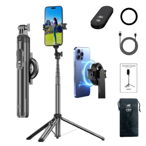 스틸덕 155cm 최고봉 셀카봉삼각대