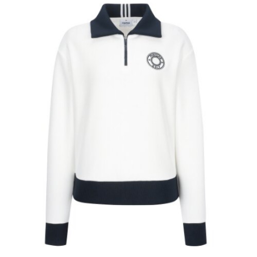 마틴골프 니트 카라 하프집업 셔츠 QW0EKS10530