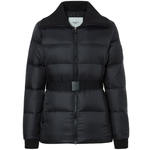 LF 헤지스골프 스트랩 덕다운 패딩점퍼 HWJU4D782BK