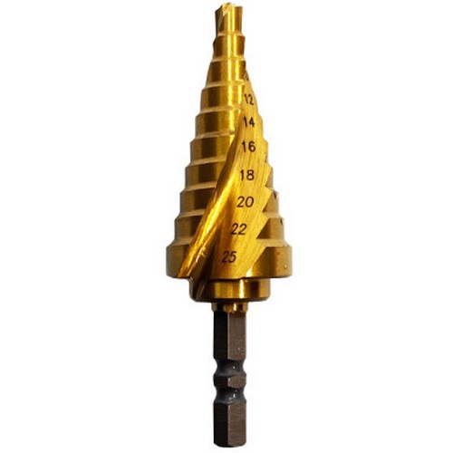 스텝드릴비트 꽈배기 2날 WG2-625