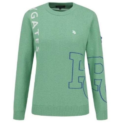 크리스패션 파리게이츠 울캐시 로고 방풍 니트 521E1SWA01_GN