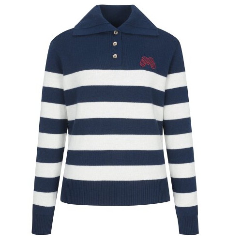 마틴골프  세일러 카라 스트라이프 스웨터 QW0DNI40349