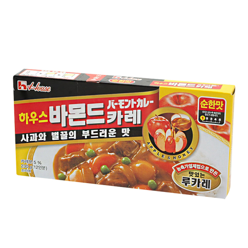 하우스식품  농심 하우스 바몬드 카레 순한맛 230g