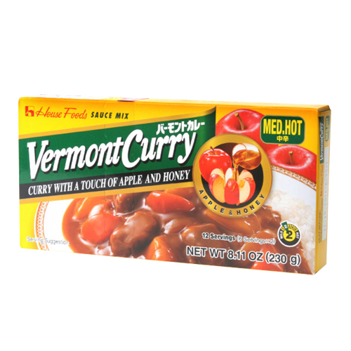 하우스식품  바몬드 카레 약간 매운맛 230g