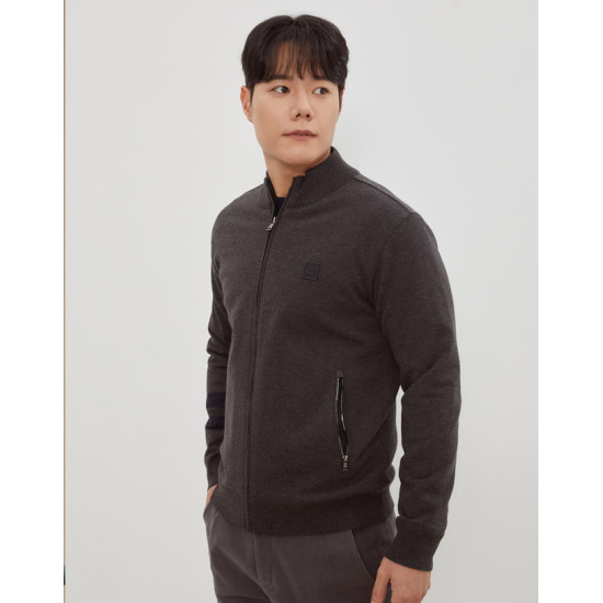 LF 헤지스골프 풀집 방풍 니트 HUSW4D942N3