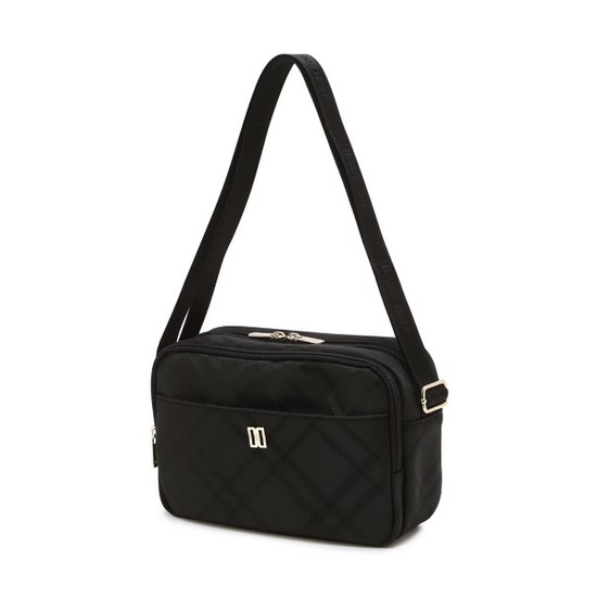 LF 닥스골프 빅체크 자가드 미디움 마이크로백 DNGF5E292BK