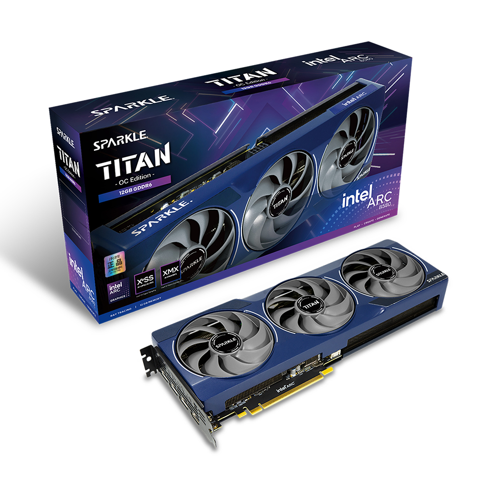 SPARKLE  Arc B580 TITAN OC D6 12GB