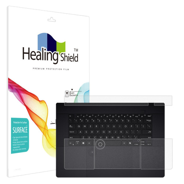 폰트리 힐링쉴드 ASUS ProArt P16 H7606WI 무광 외부보호필름 팜레스트/터치패드 2매