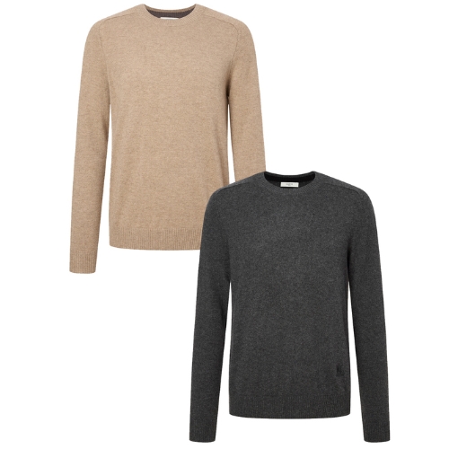 LF 헤지스골프 캐시미어 100% 모크넥 니트+캐시미어 니트 세트 0YSW4D12318