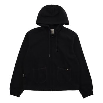 스노우피크 니트 후드 집업 S25SWFFJ31BK