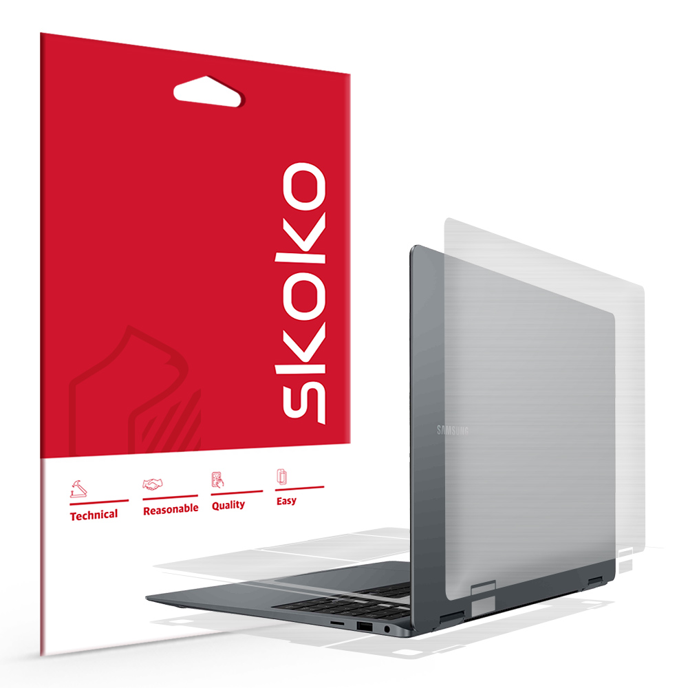 스코코  삼성전자 갤럭시북5 프로360 NT960QHA 전신 4종 무광 외부보호필름
