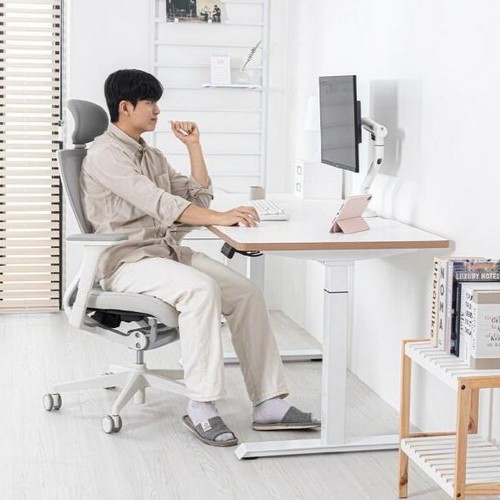 카멜마운트 핏쳐 E2 고강도 듀얼 스퀘어 프레임 모션 스탠딩 책상