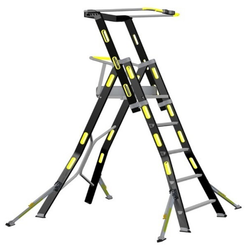 월드전자 CNS K사다리 높이고정형 4점지지 사다리 KLB104-FSM