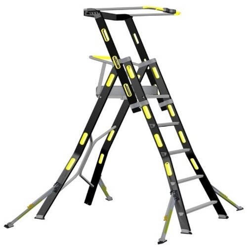 월드전자 CNS K사다리 높이고정형 4점지지 사다리 KLB105-FSM