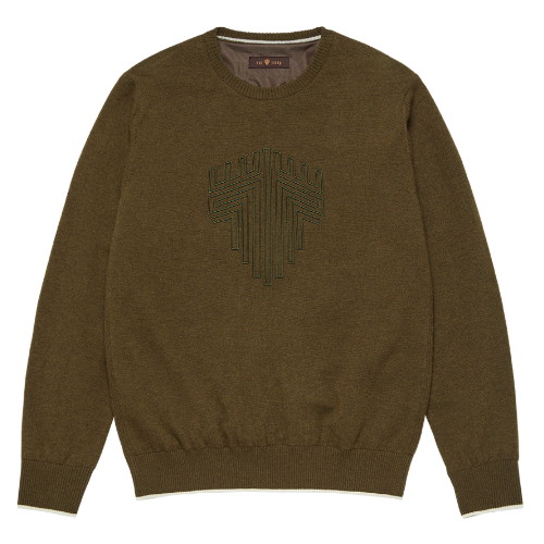 베이직 로고 니트 풀오버 PMSW4F0019_K2