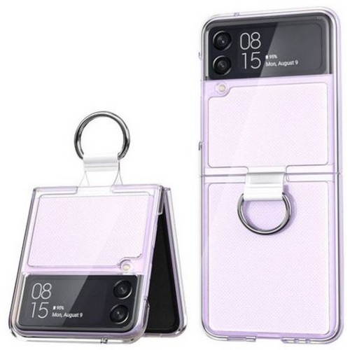 비오비  갤럭시Z 플립4 팔레트 위드링 클리어 커버 케이스