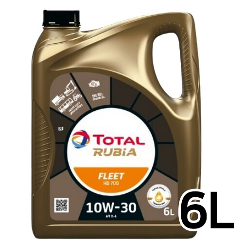 토탈  루비아 플릿 HD 700 10W30 6L
