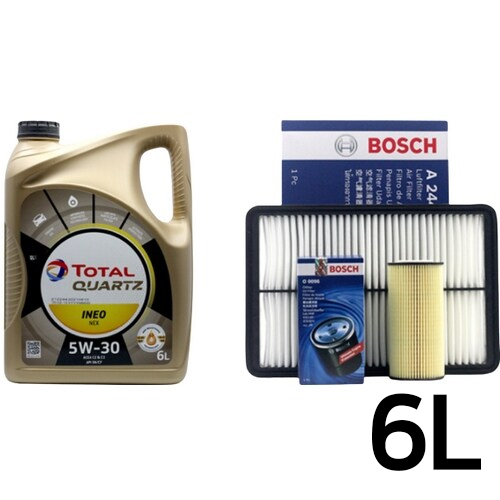 토탈  쿼츠 이네오넥스 5W30 5L + 보쉬필터 현대 그랜드 스타렉스 어반 LPG