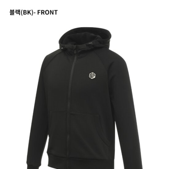 디즈니골프 심플 로고 기모 후드 집업 SO4MTW030