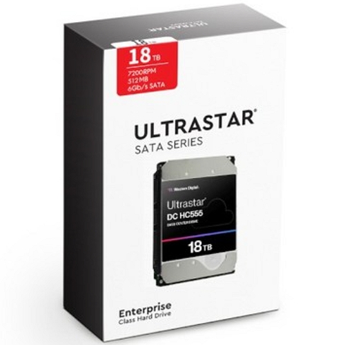 Western Digital WD Ultrastar DC HC555 박스 패키지 7200/512M WUH722018CLE6L4