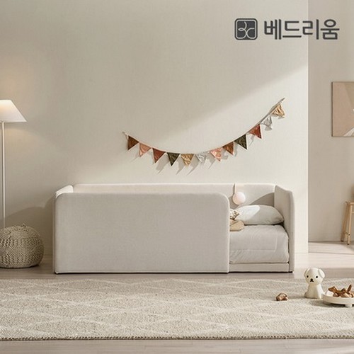 베드리움 라온 패브릭 데이베드 슬림헤드 침대 SS+안전가드