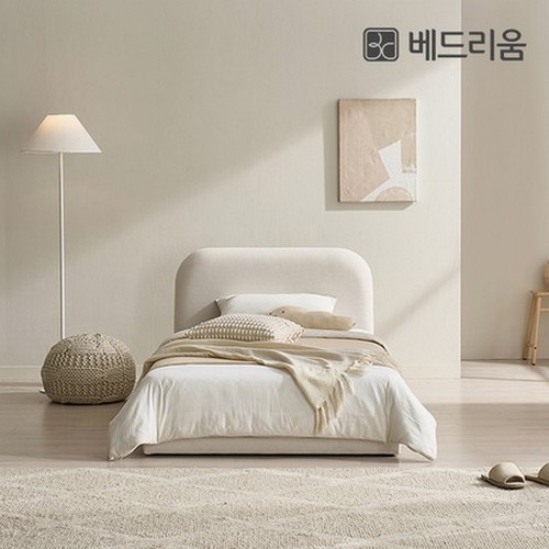 베드리움 라온 패브릭 저상형 볼드헤드 침대 SS