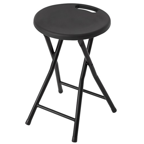 쿠팡 코멧 홈 원형 손잡이 접이식 스툴