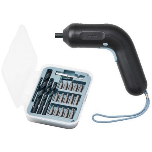 이케아 트릭시그 3.6V 전동드릴 세트