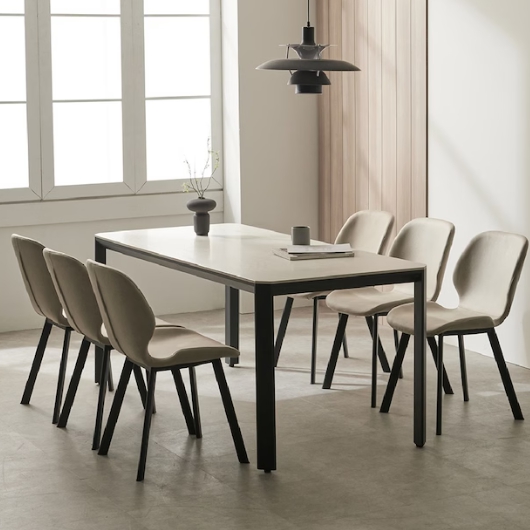 보니애가구 한샘몰 지젤 포세린 세라믹 식탁 1800