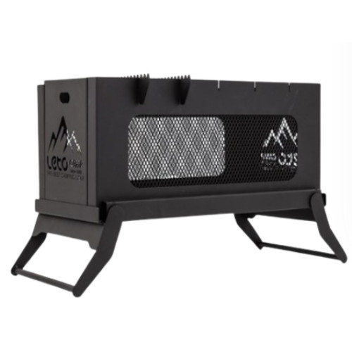 레토지엠에스 레토 LCP-FS04 접이식 사각 감성 펀칭 불멍 캠핑 프리미엄 대형 화로대