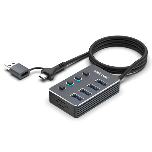 서진네트웍스 유니콘 NH-400SW (4포트/Type A+C)