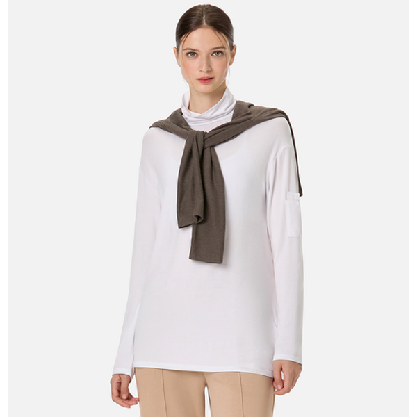 뮬라웨어  소프티 하이넥 롱슬리브 AWWETL108