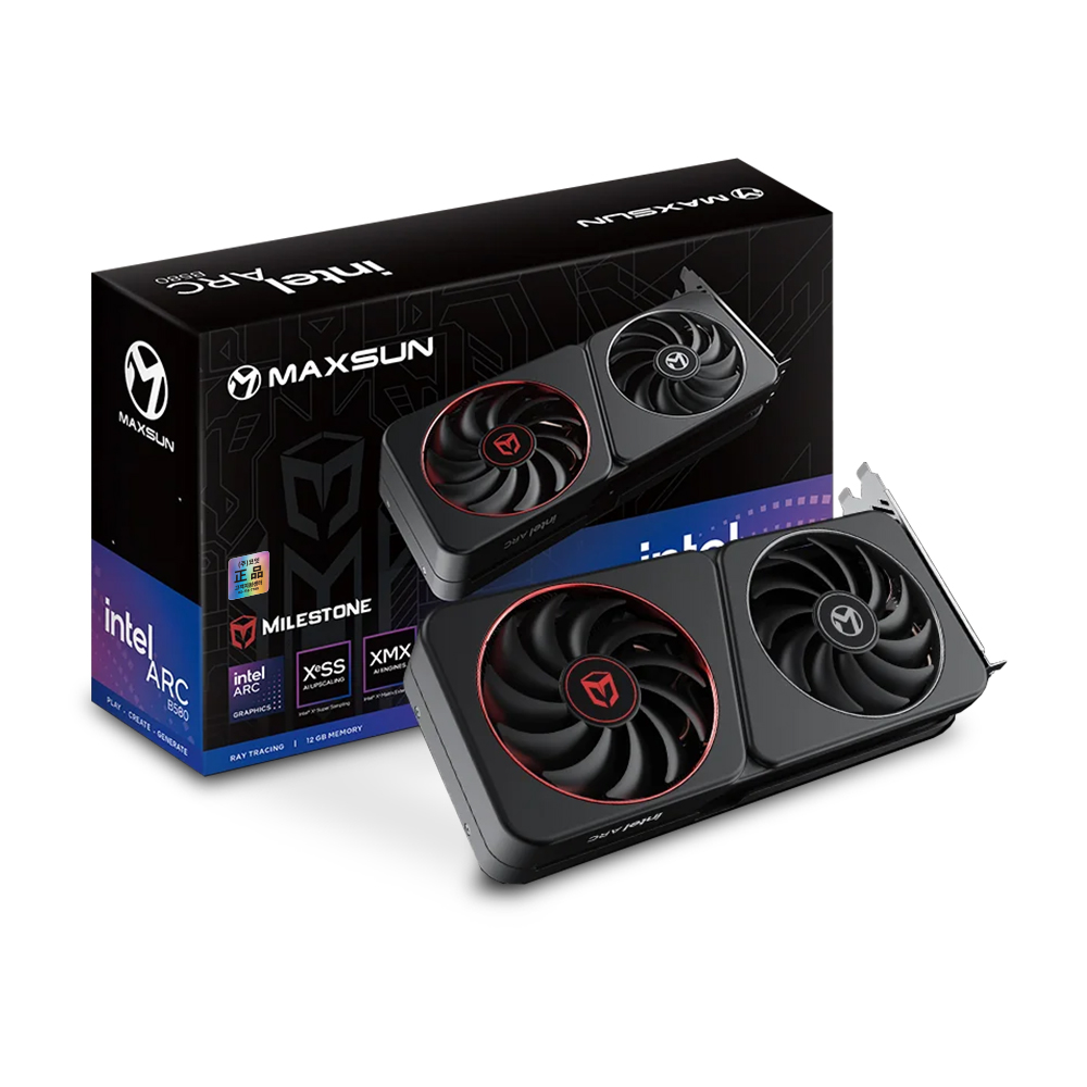 Maxsun  Arc B580 Milestone D6 12GB 코잇
