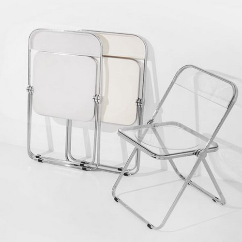 얼라이브즈  투명 아크릴 인테리어 접이식 의자