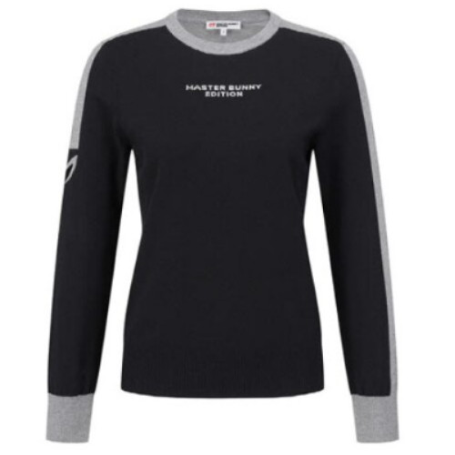 마스터바니에디션  로고 컬러 블록 긴팔 니트 421E1SR104_BK