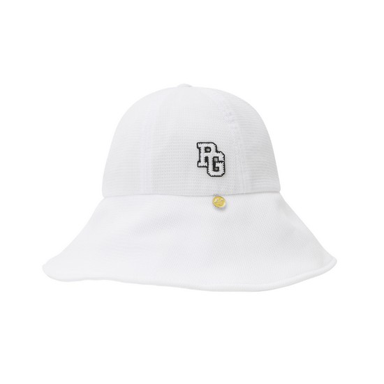 크리스패션 파리게이츠 스마일 참 로고 패치 버킷햇 521E1CP091_WH