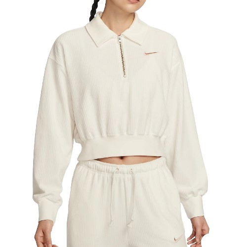 나이키 벨루어 크롭 쿼터집 탑 HV5031-133