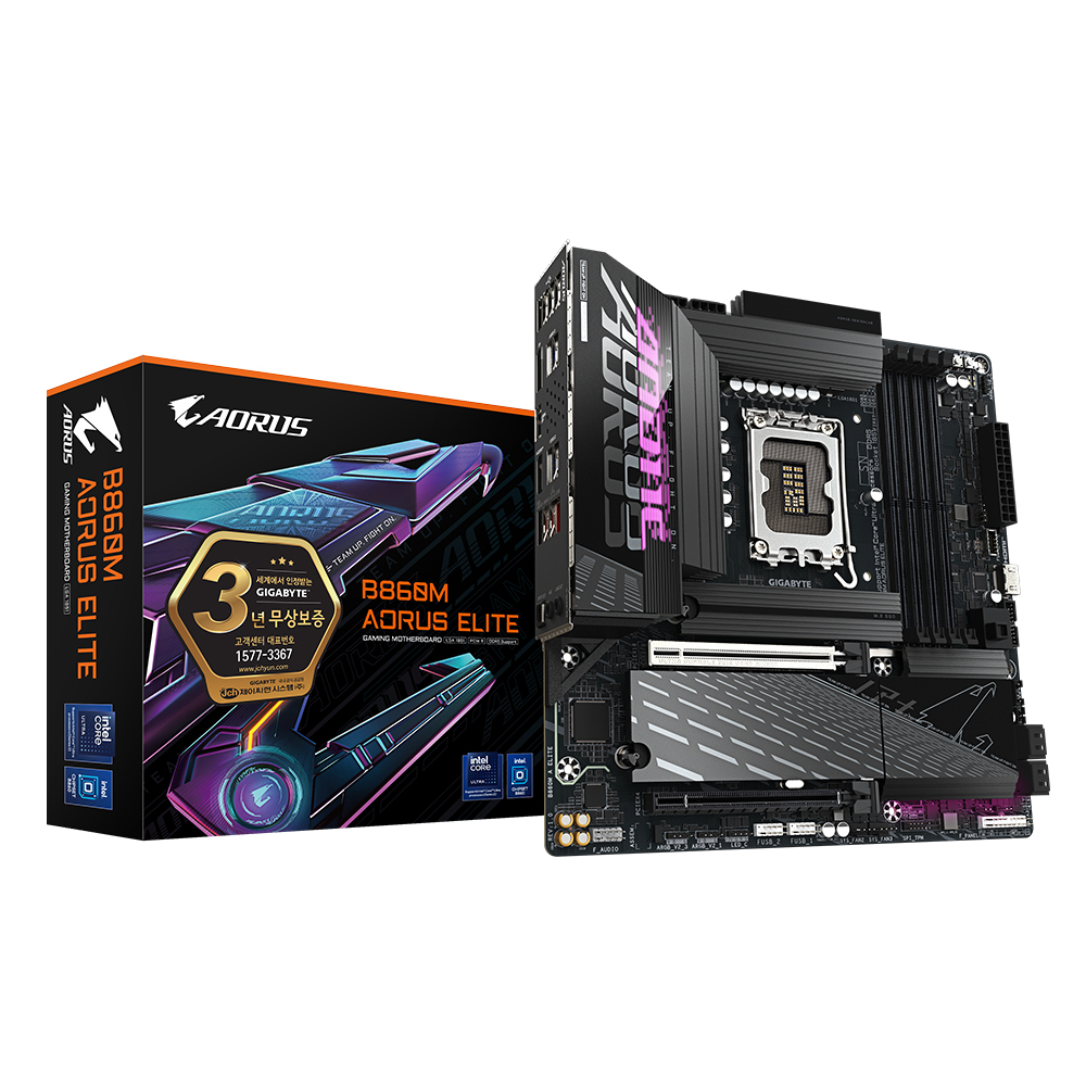 GIGABYTE  B860M AORUS ELITE 제이씨현