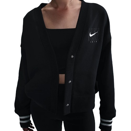 나이키  피닉스 플리스 오버 오버사이즈 그래픽 가디건 HJ0947-010