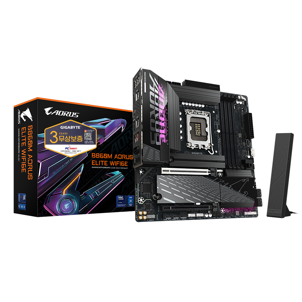 GIGABYTE  B860M AORUS ELITE WIFI6E 피씨디렉트